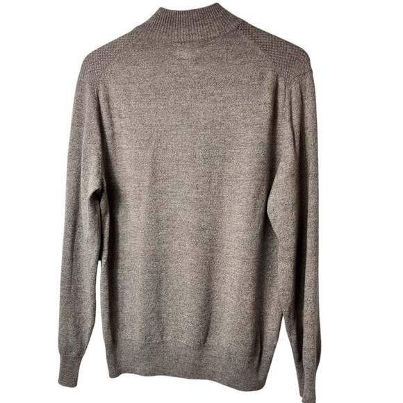 DOCKERS MEN LIGHT BROWN LONG SLEEVE SOFT SWEATER SIZE MEDIUM - Picture 2 of 6